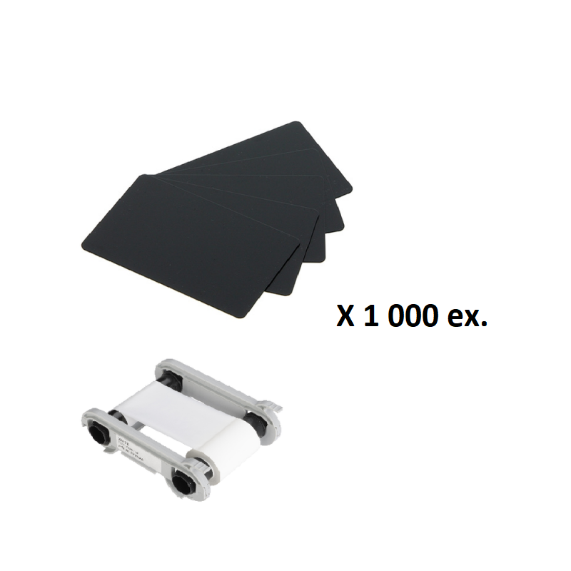 Pack cartes noires PVC-U