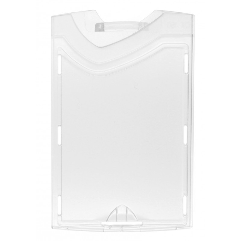 porte badge rigide vertical crostal/cristal